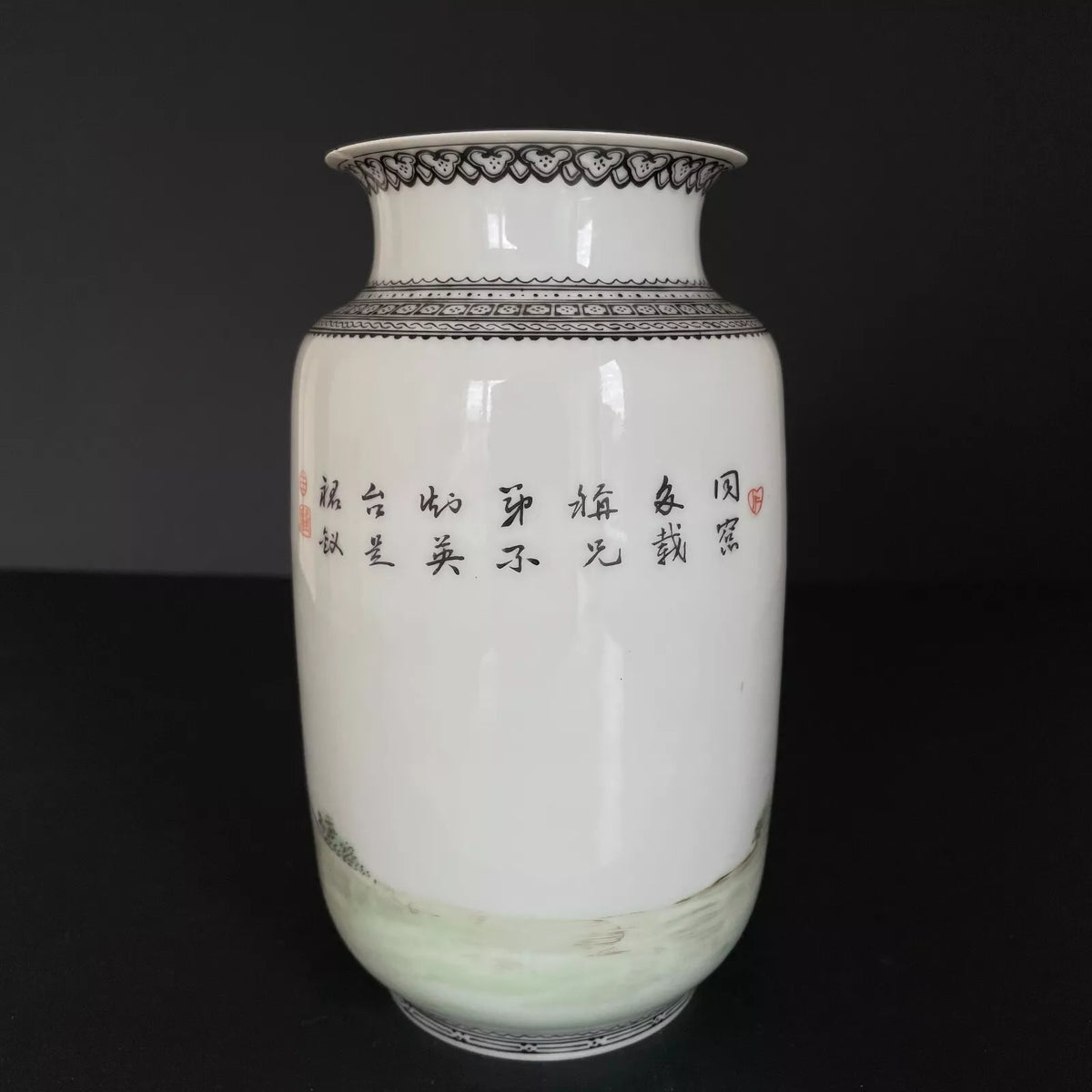 1950-1970年代复古粉彩花瓶 #1603