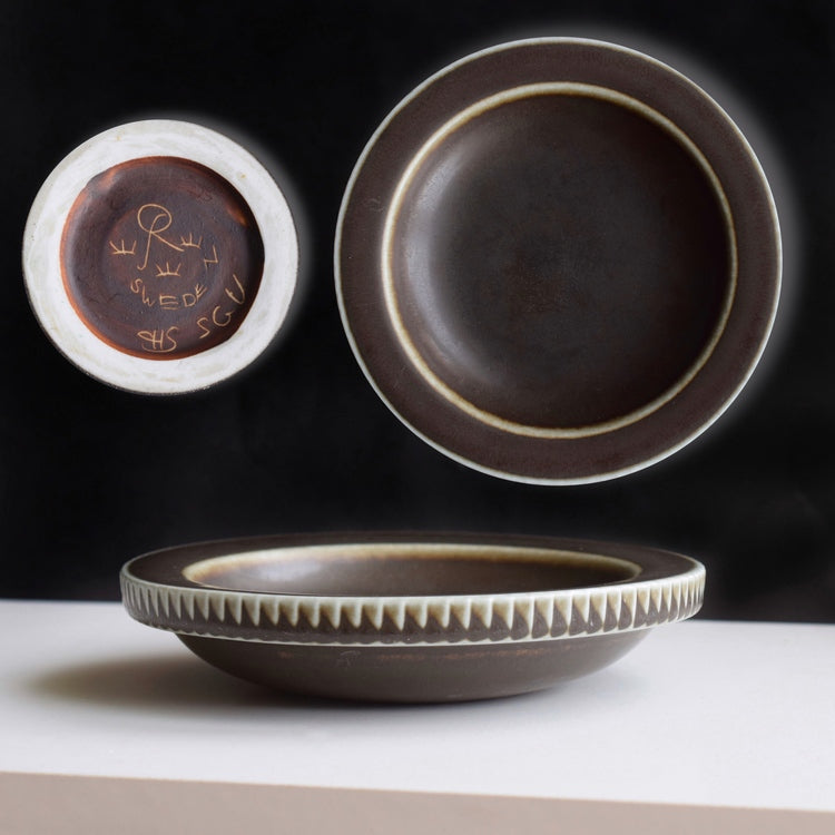Carl-Harry Stålhane Rörstrand 盘子/碗 SGU 1950-60年代 瑞典