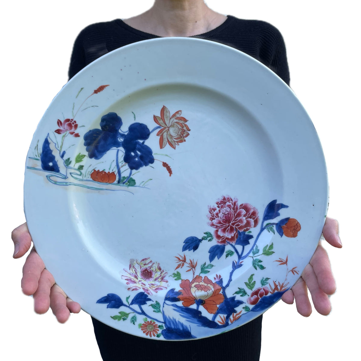 Antique Chinese charger, Qianlong, 18th c #1461