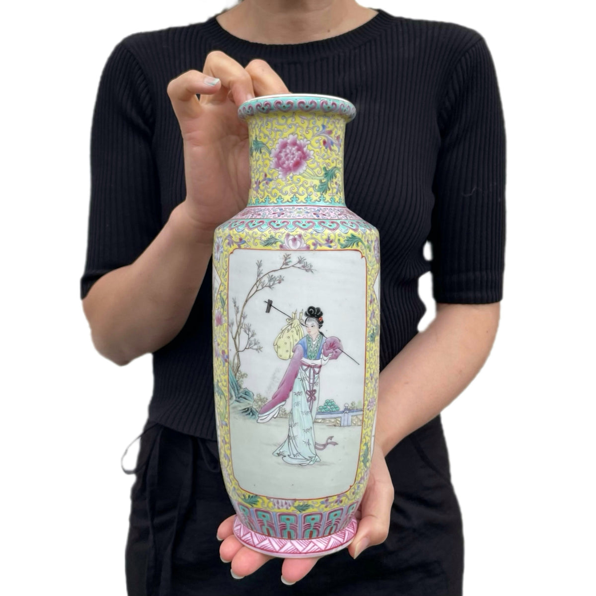 1950-1970年代复古粉彩花瓶 #768