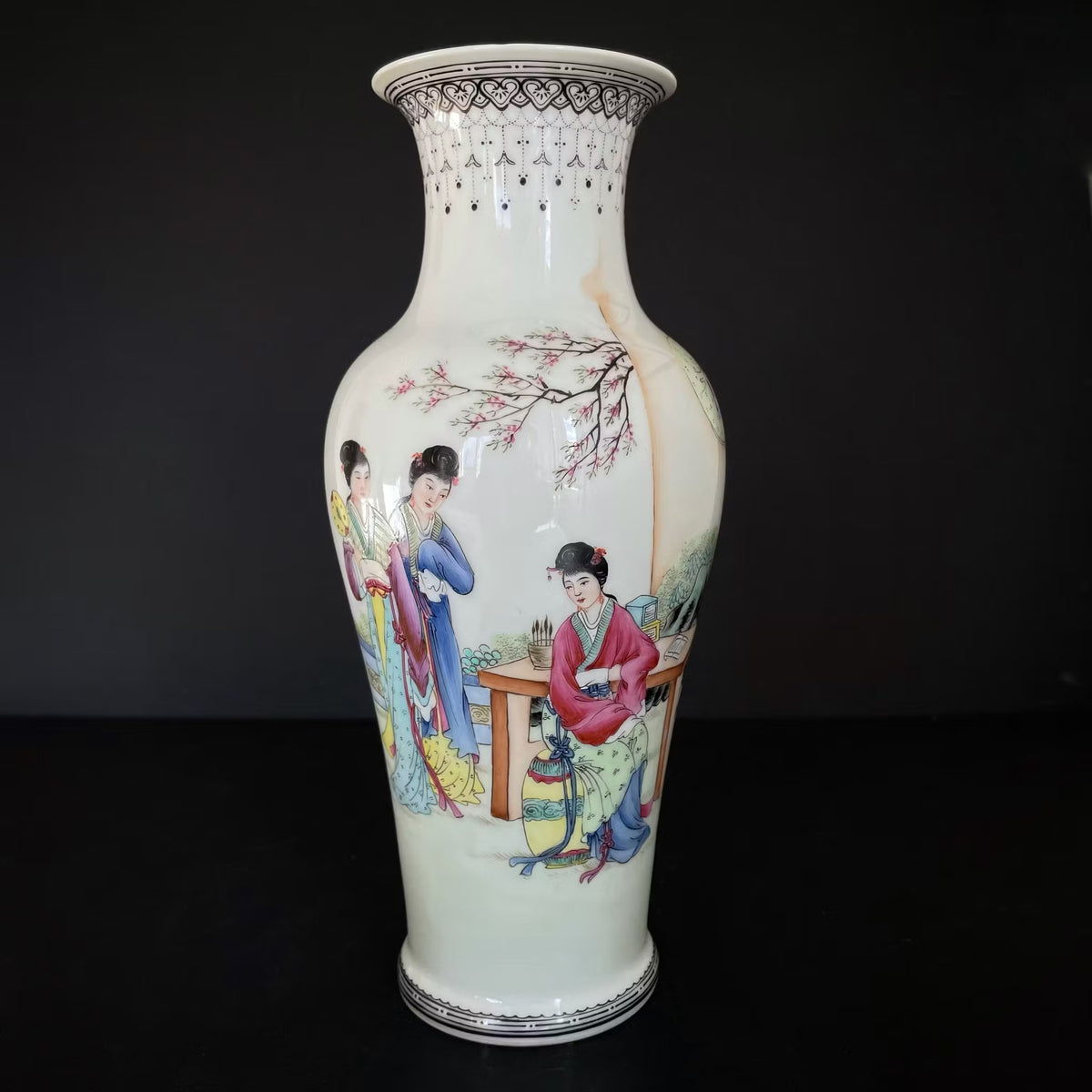 1950-1970年代中国复古粉彩花瓶 #1690