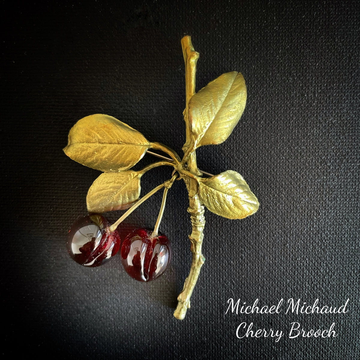 Michael Michaud Morello 樱桃胸针 #2025