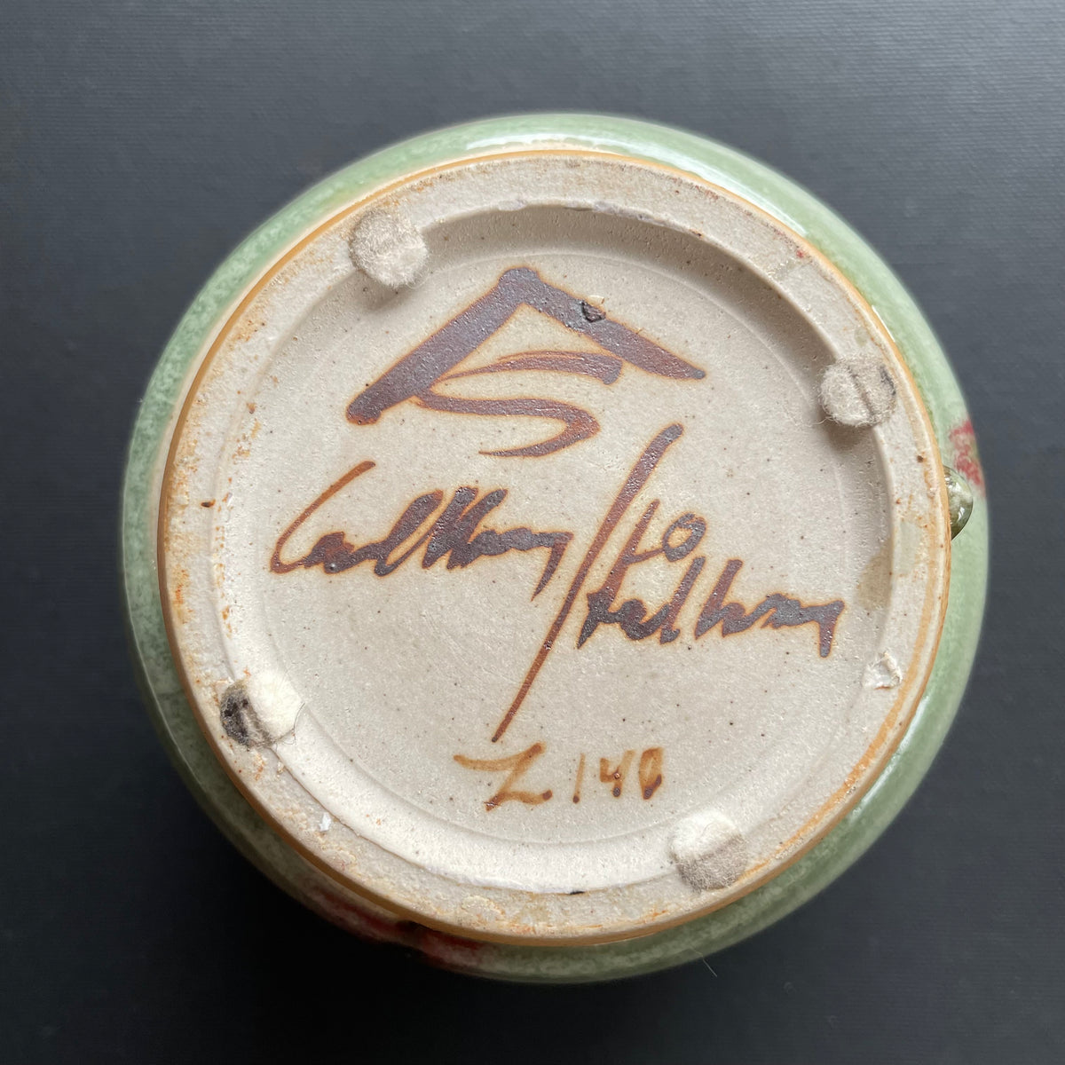Carl-Harry Stalhane Stålhane For Designhuset Vase Unique Signed With Certificate Sweden #1957