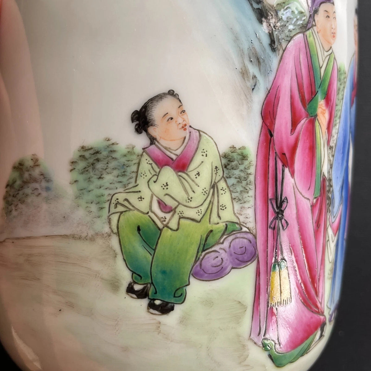1950-1970年代复古粉彩花瓶 #1603