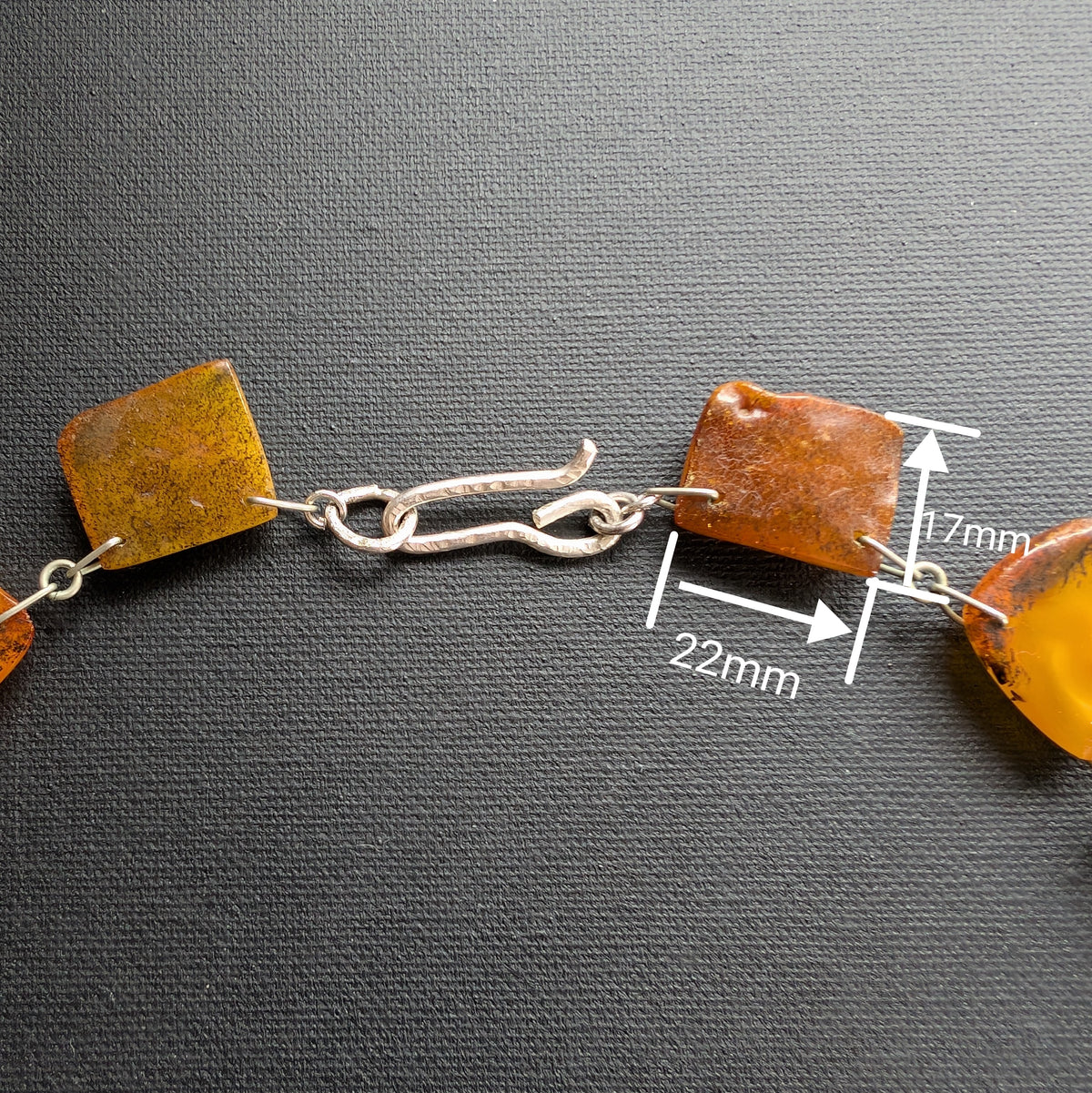 Vintage Natural Amber Necklace Baltic Amber Egg Yolk Butterscotch Huge 55g #2569