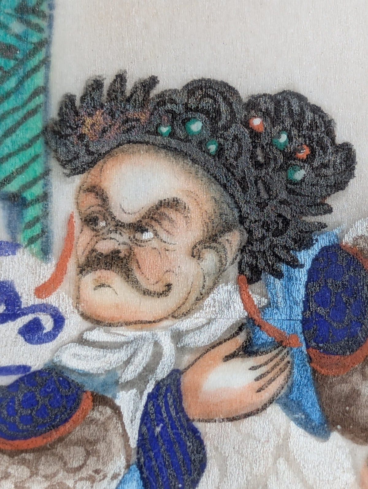 清代晚期通草画 #2693
