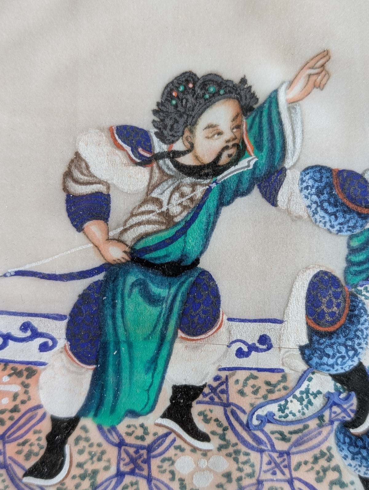 清代晚期通草画 #2693