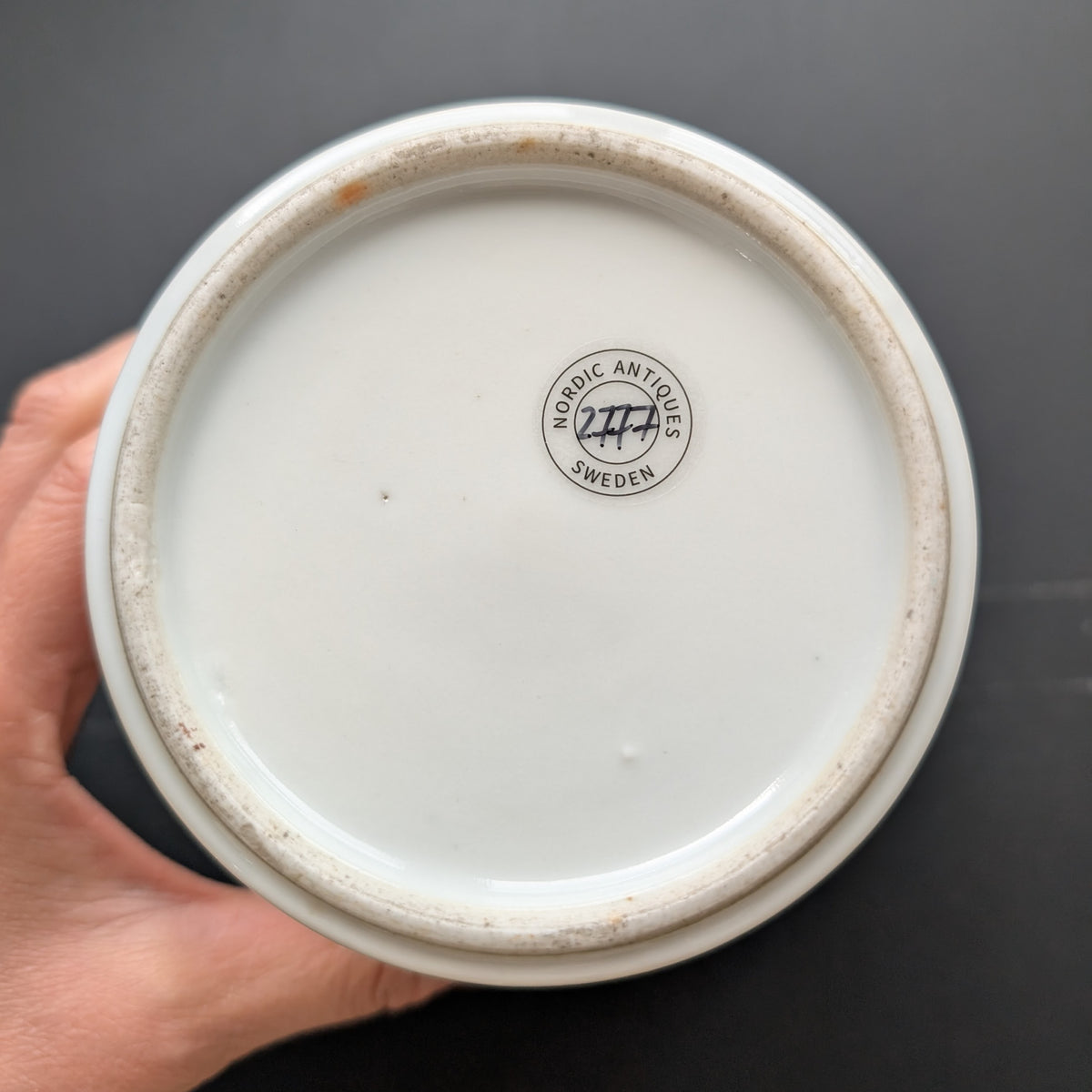 Chinese antique porcelain jar, famille rose Republic period #2777