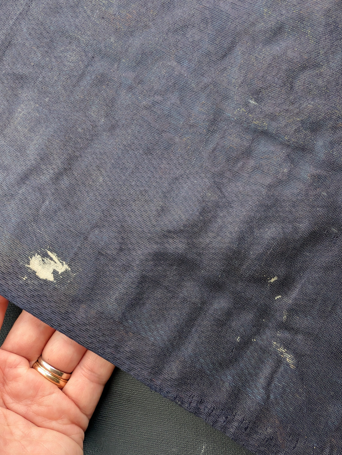 Chinese antique gold thread embroidery of double phoenix and dragons 19c #2969