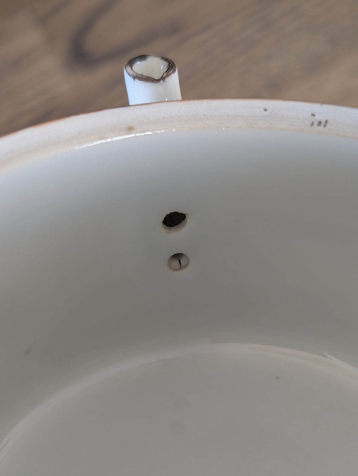 19世纪中国人物纹古董茶壶 #2983