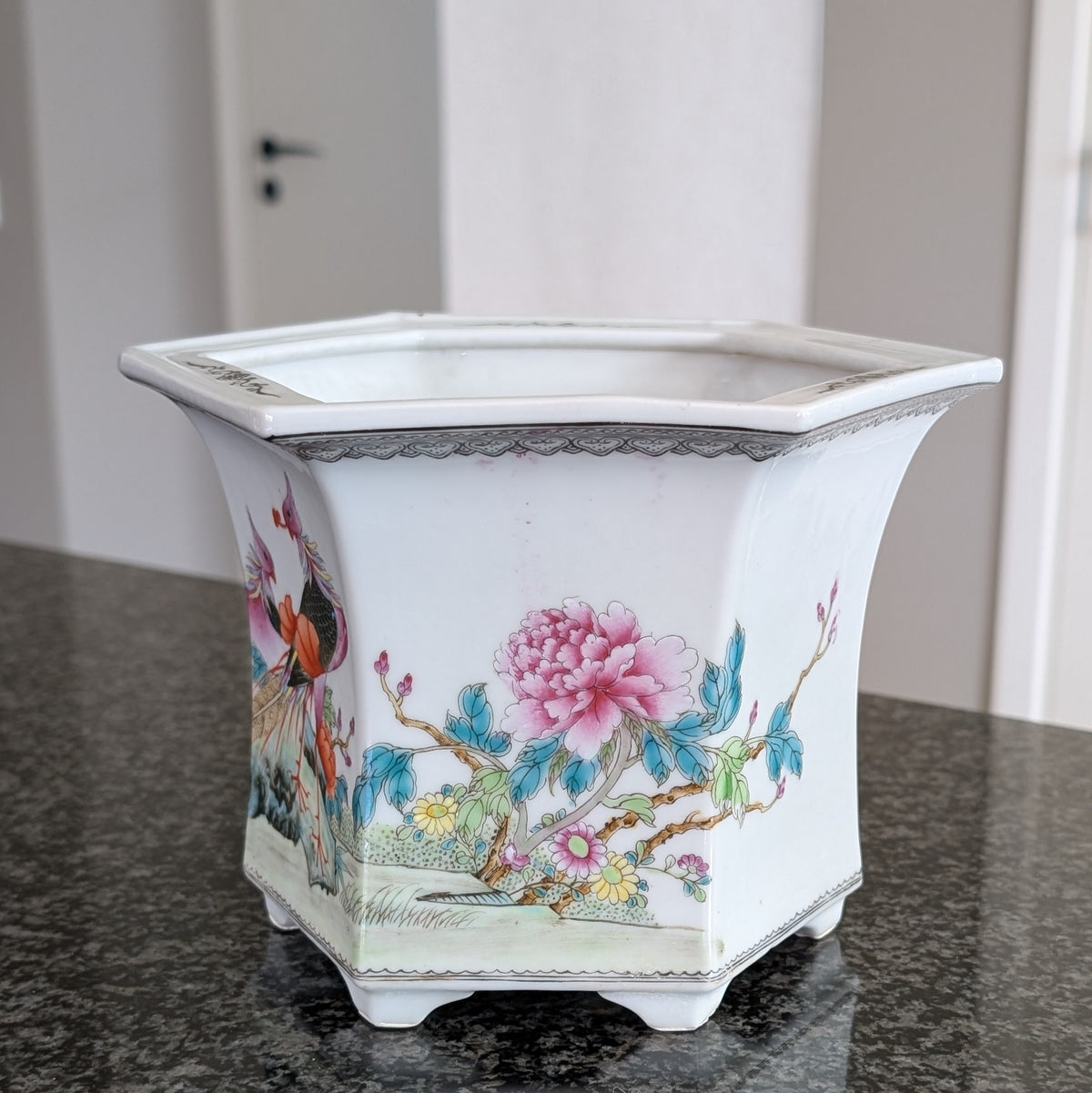 复古中式花盆,1950-1970年代 #3021