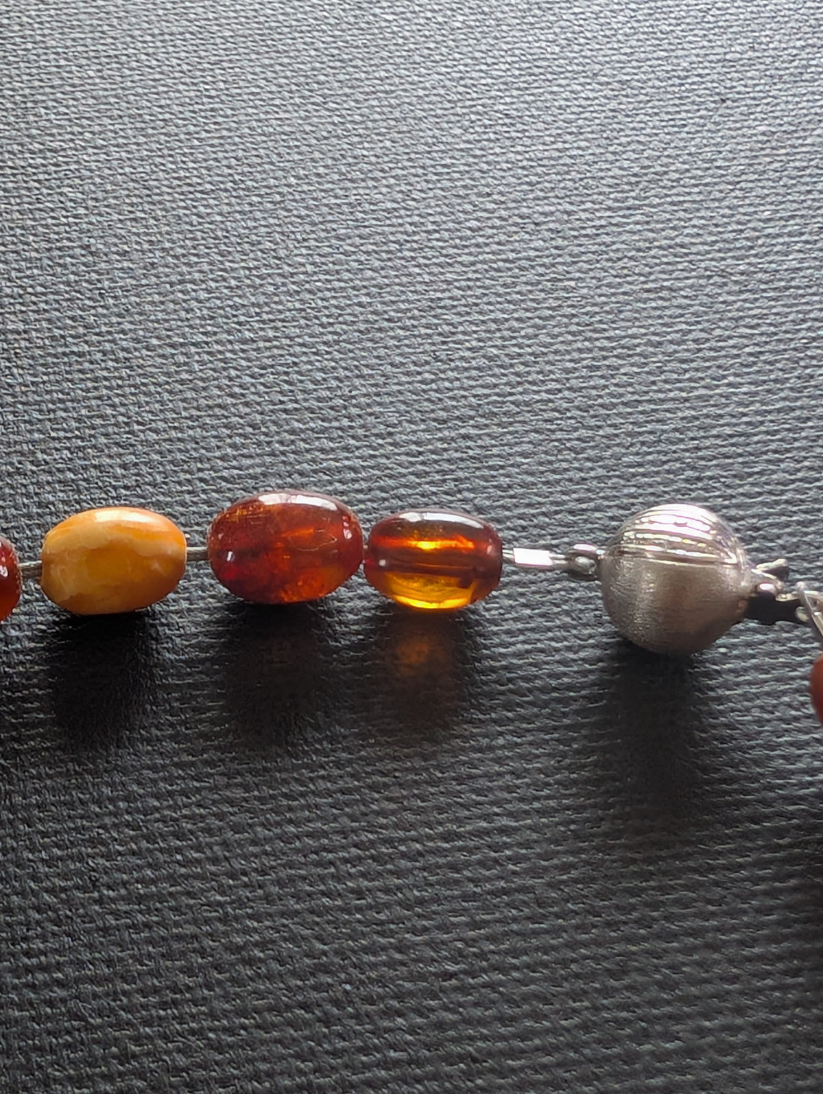 Antique Natural Amber Necklace Baltic Amber 19.07g #3022