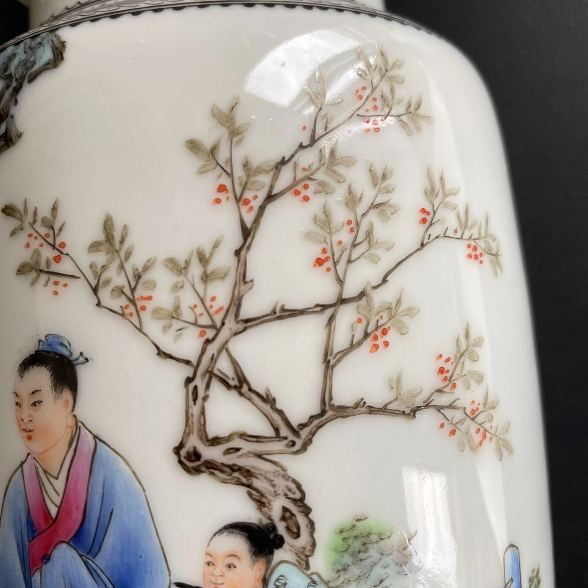 1950-1970年代复古粉彩花瓶 #1603