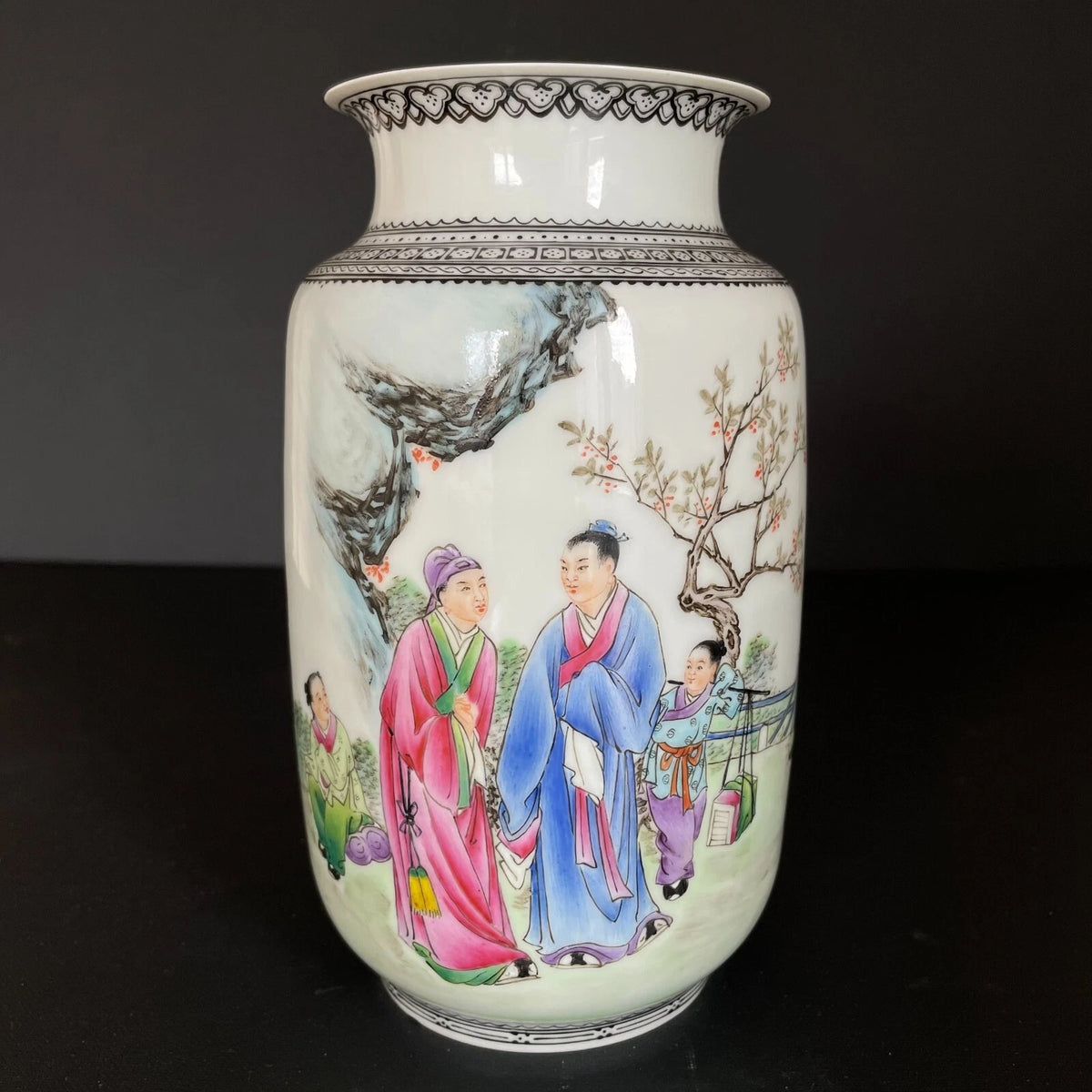 1950-1970年代复古粉彩花瓶 #1603