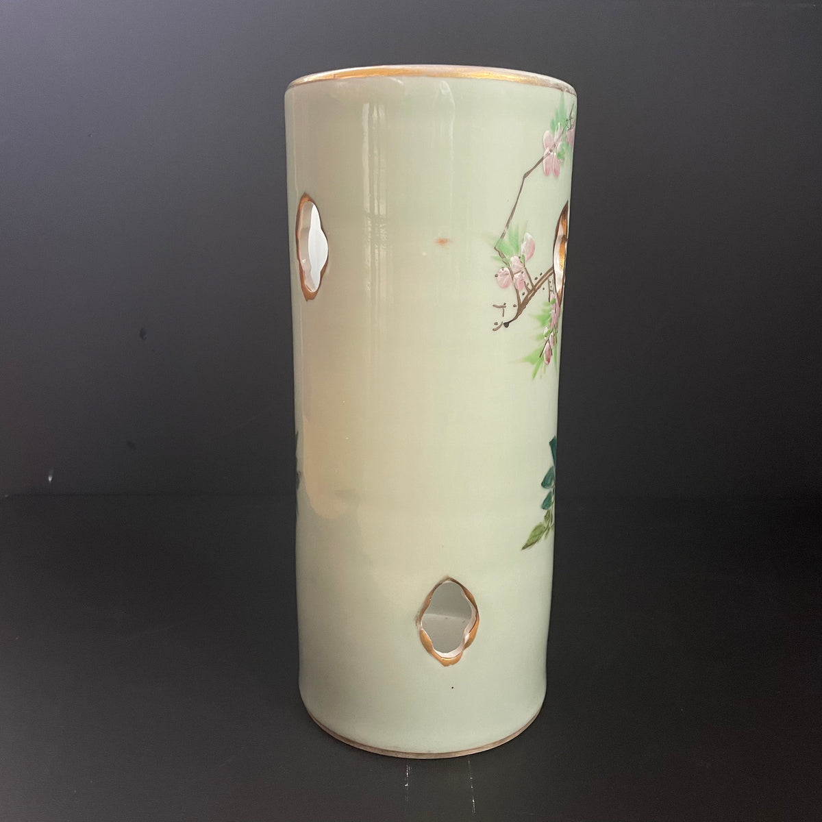 Chinese antique hatstand, by artist 江子钰, dated 1907 #2083
