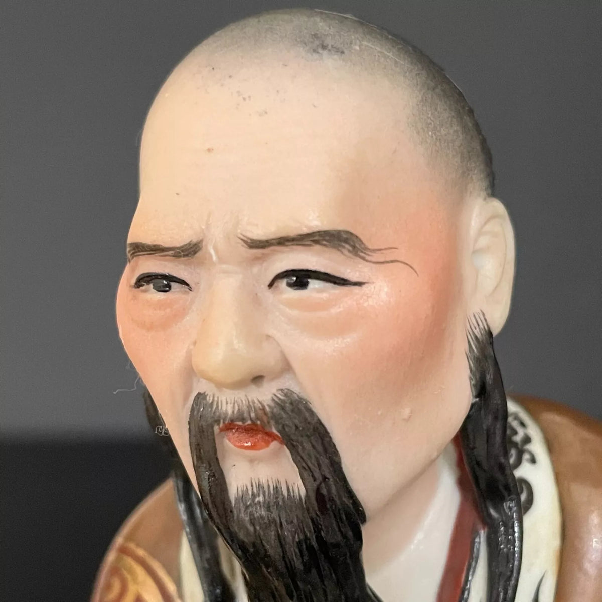 复古中国瓷人像，20世纪中期 #1767