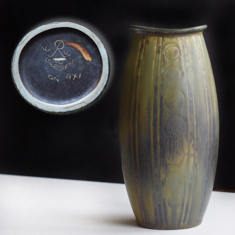 Gunnar Nylund Vase Rorstrand Rörstrand 40-50s Sweden Stoneware Scandinavian AXI