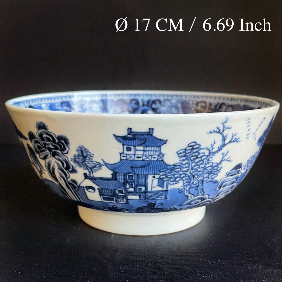 清乾隆青花瓷碗 #1010