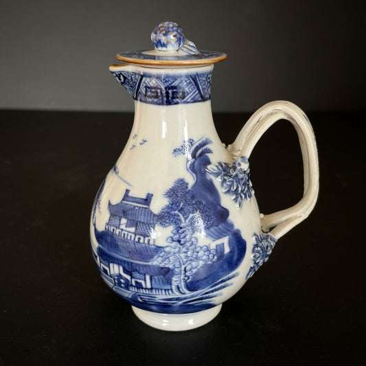 中国乾隆时期（18世纪）青花奶盅，编号 #1580