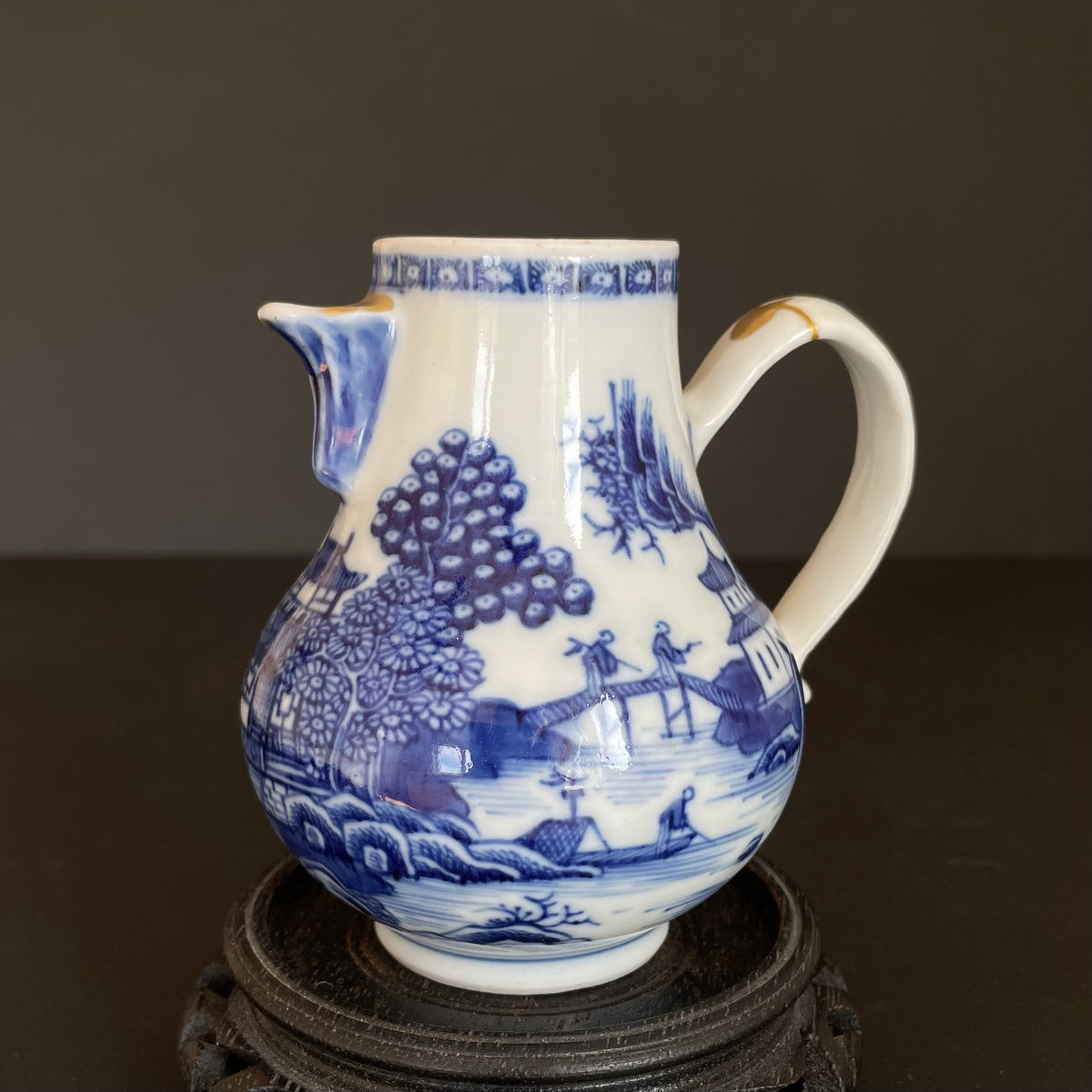 中国乾隆时期（18世纪）青花奶盅 #1636