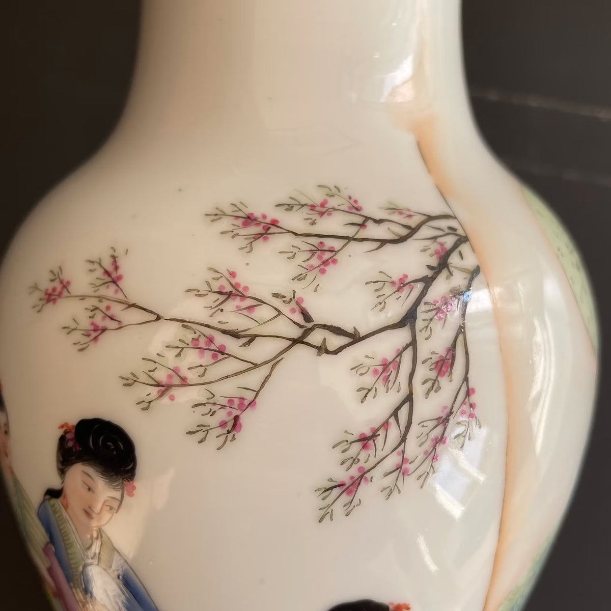 1950-1970年代中国复古粉彩花瓶 #1690