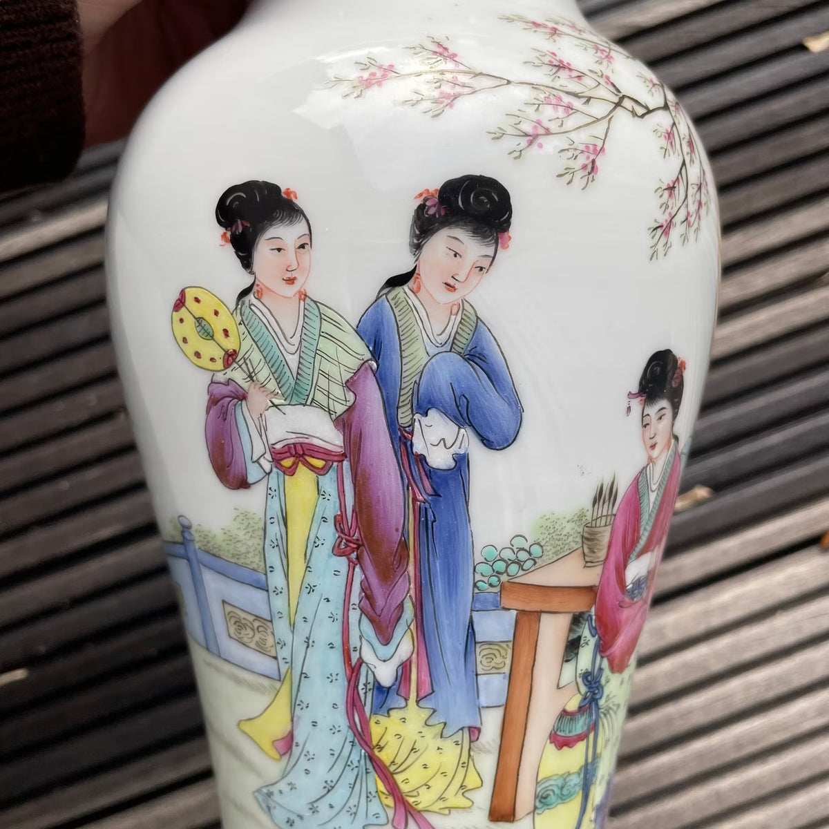 1950-1970年代中国复古粉彩花瓶 #1690