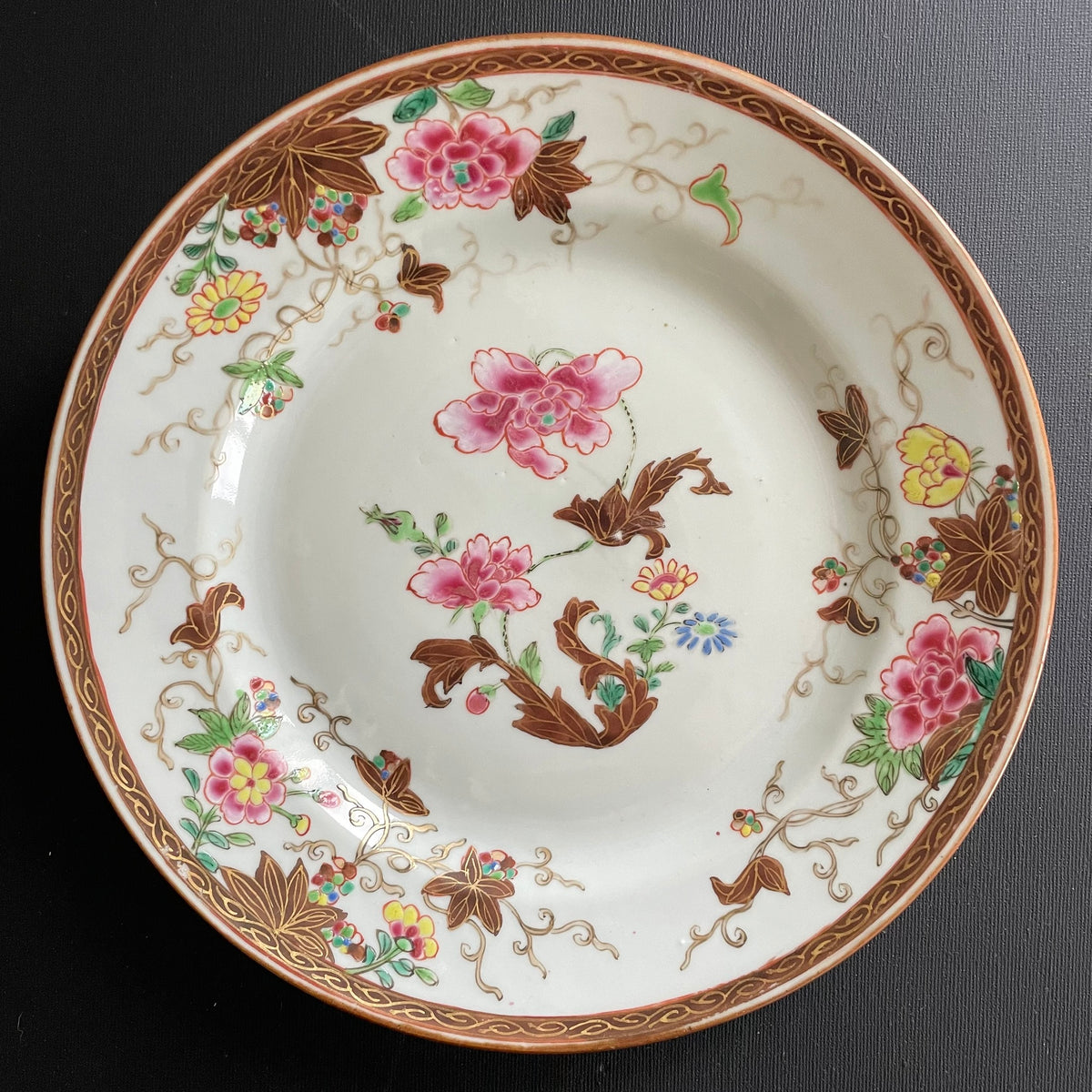 Chinese Antique porcelain plate first half of 18th C Yongzheng / Qianlong #1714