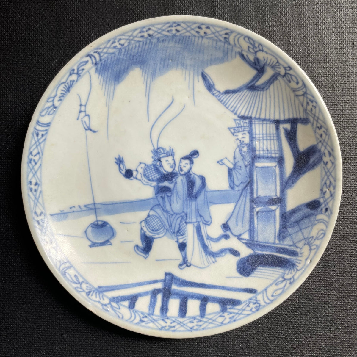 中国古董碟，沉船出水，可能为金瓯沉船（Ca Mau），雍正时期 #2003