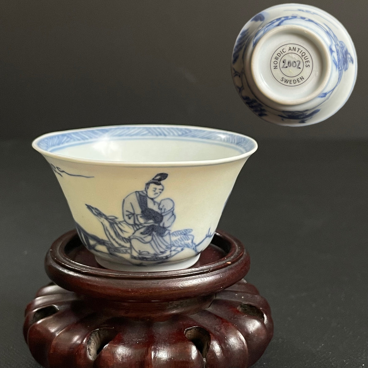 Chinese Antique porcelain tea cup, Shipwreck, possibly Ca Mau, Yongzheng Period#2002