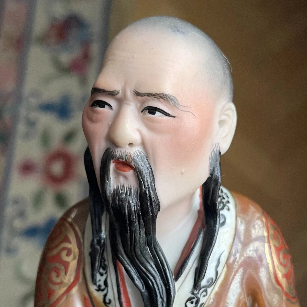 复古中国瓷人像，20世纪中期 #1767