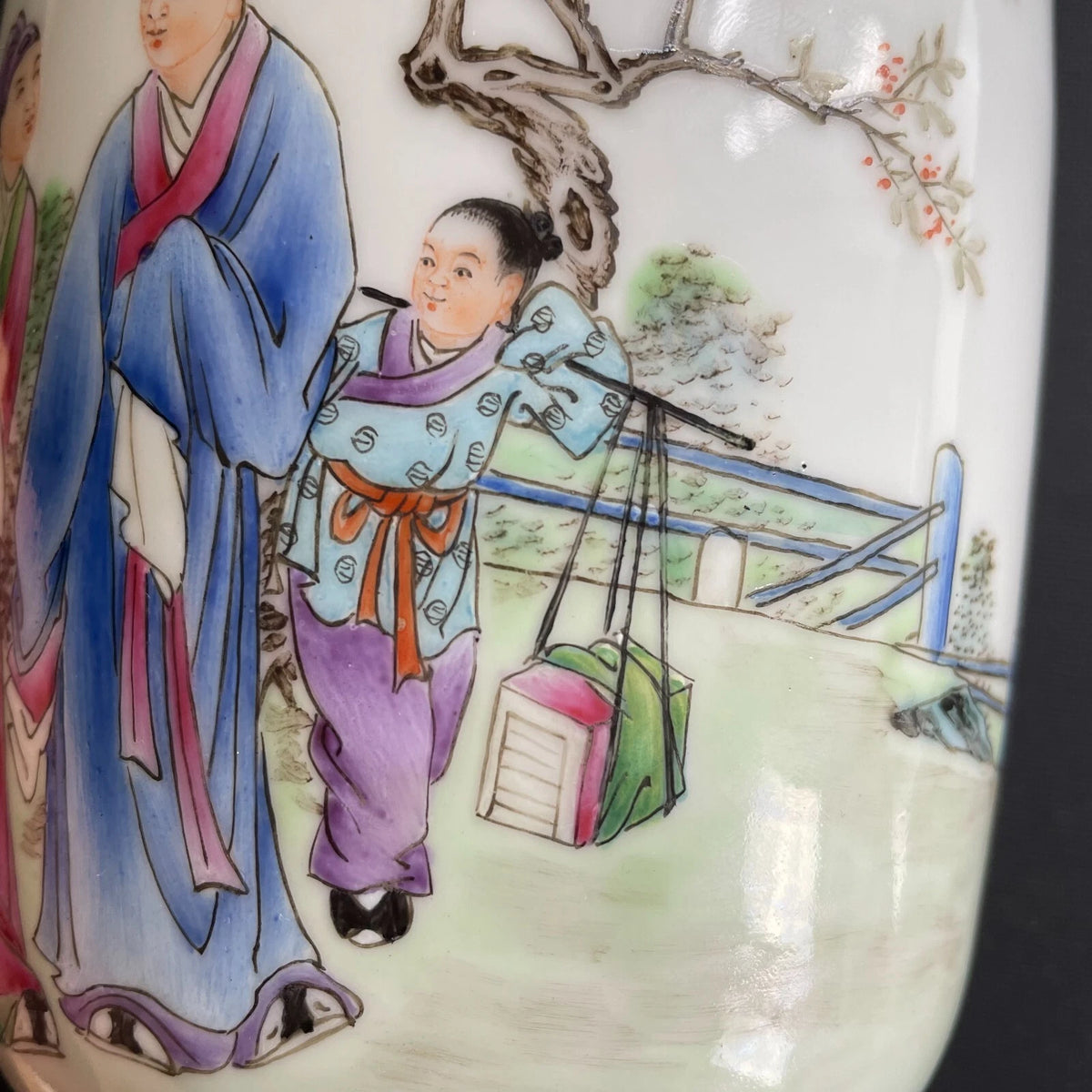 1950-1970年代复古粉彩花瓶 #1603