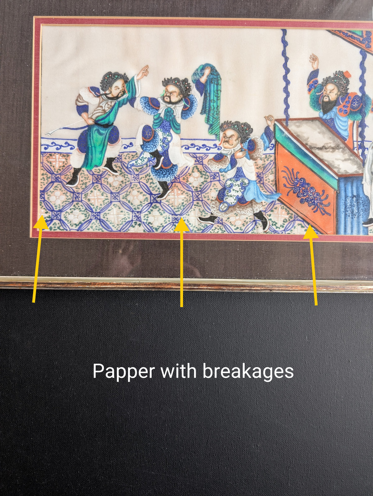 清代晚期通草画 #2693
