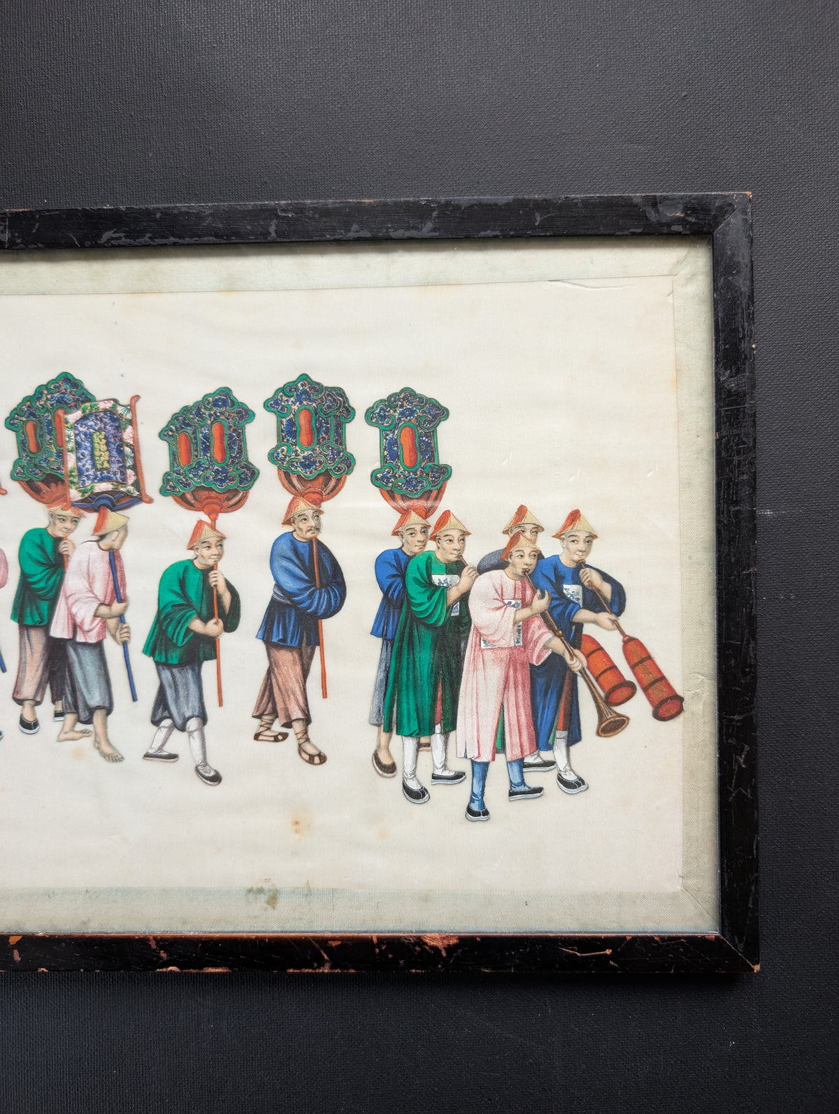 Chinese Antique Pith Painting Late Qing Dynasty #2358