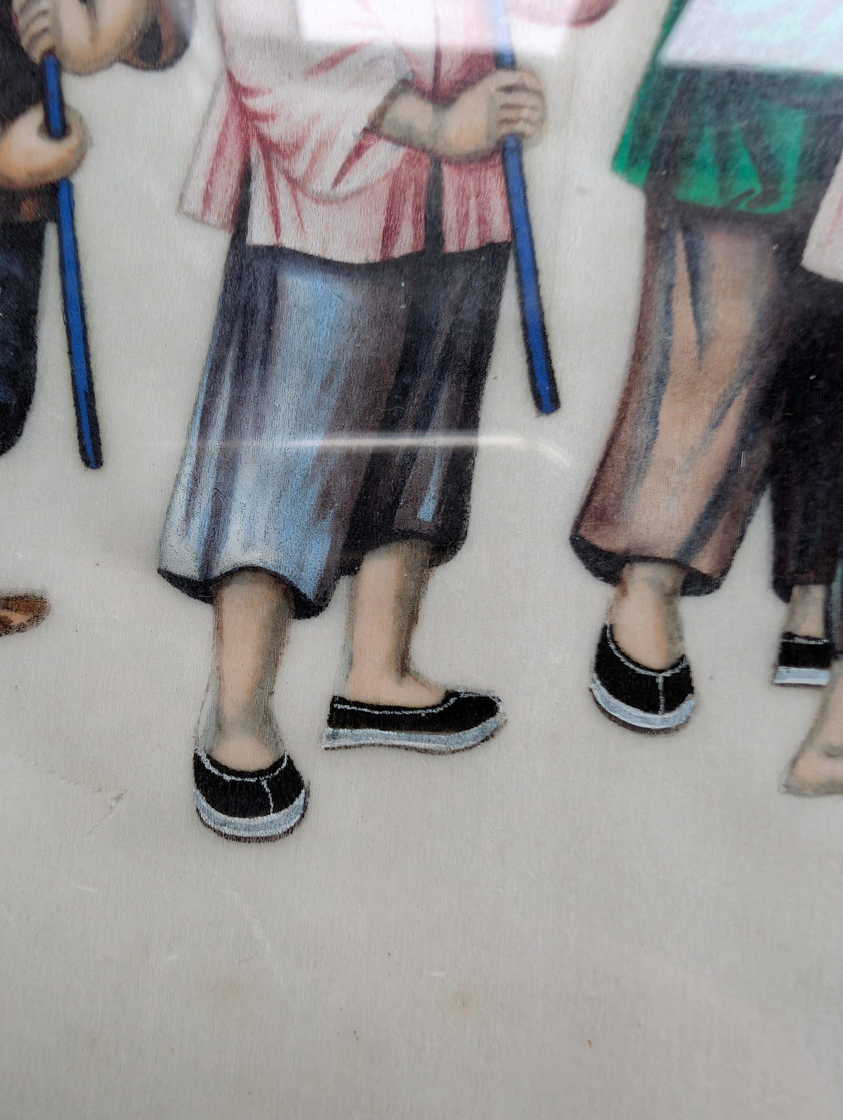 Chinese Antique Pith Painting Late Qing Dynasty #2358