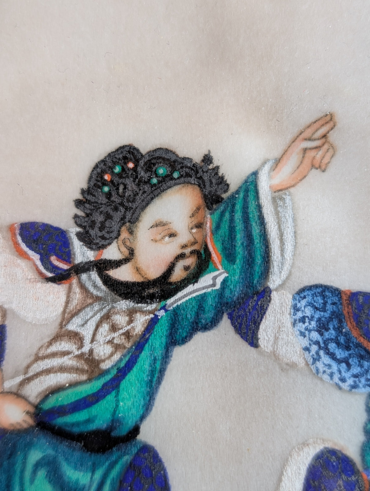 清代晚期通草画 #2693