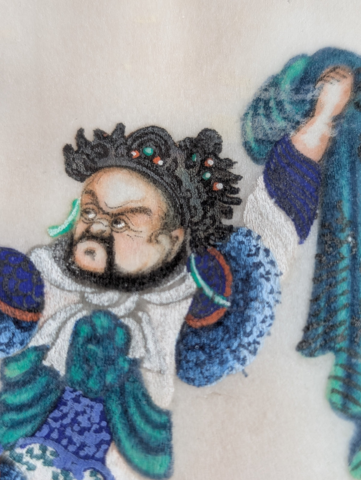 清代晚期通草画 #2693