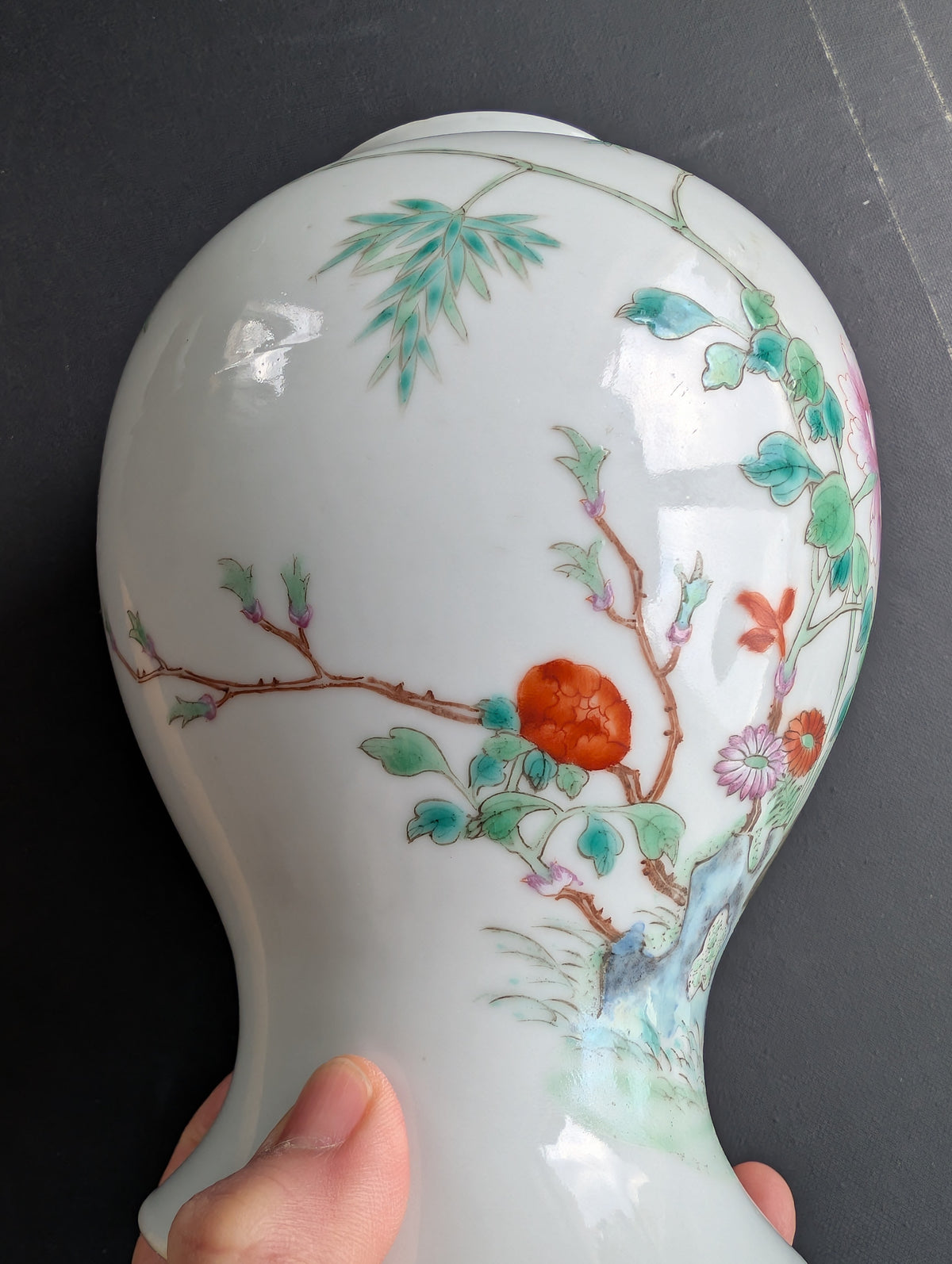 Chinese antique porcelain jar, famille rose  Republic period #2777