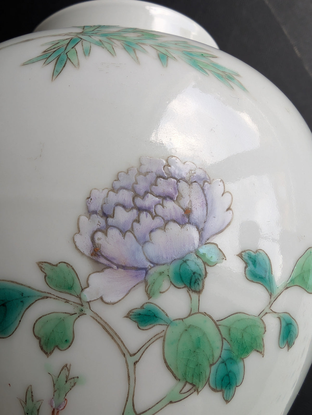 Chinese antique porcelain jar, famille rose  Republic period #2777