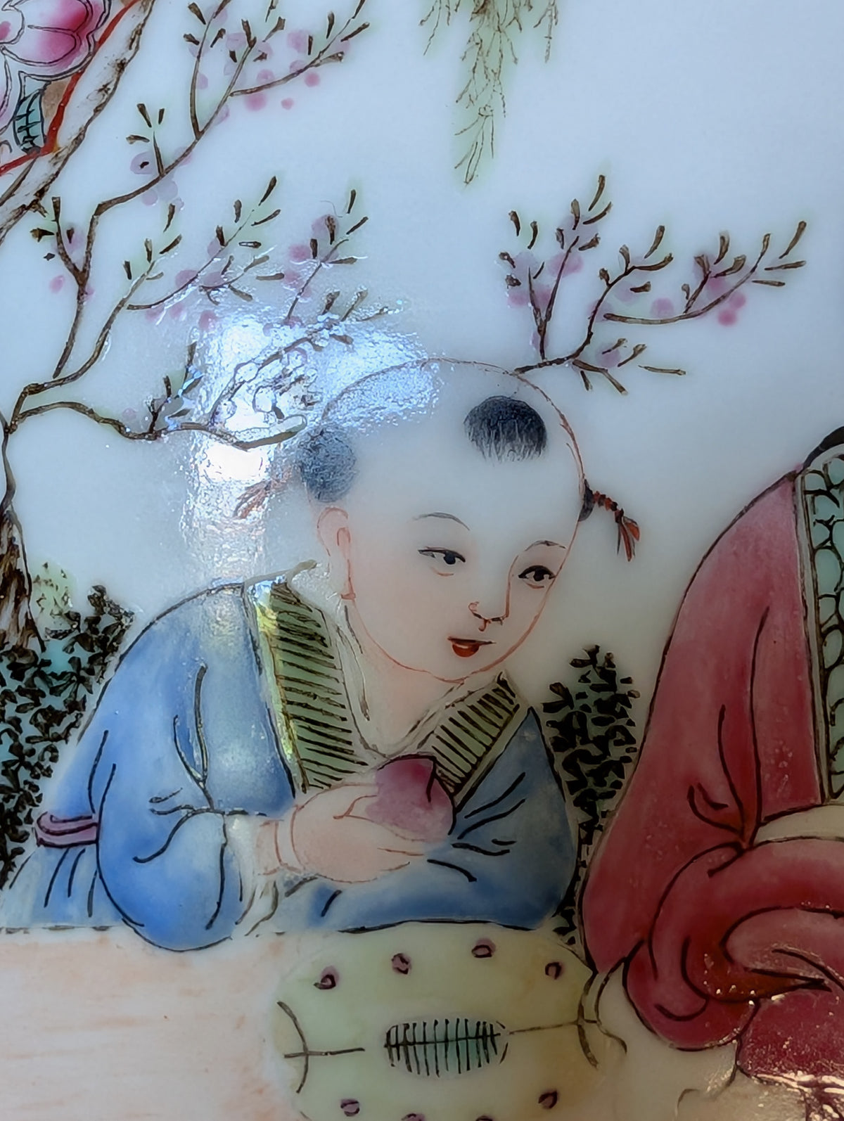 1950年代复古中式瓷灯笼 #2965