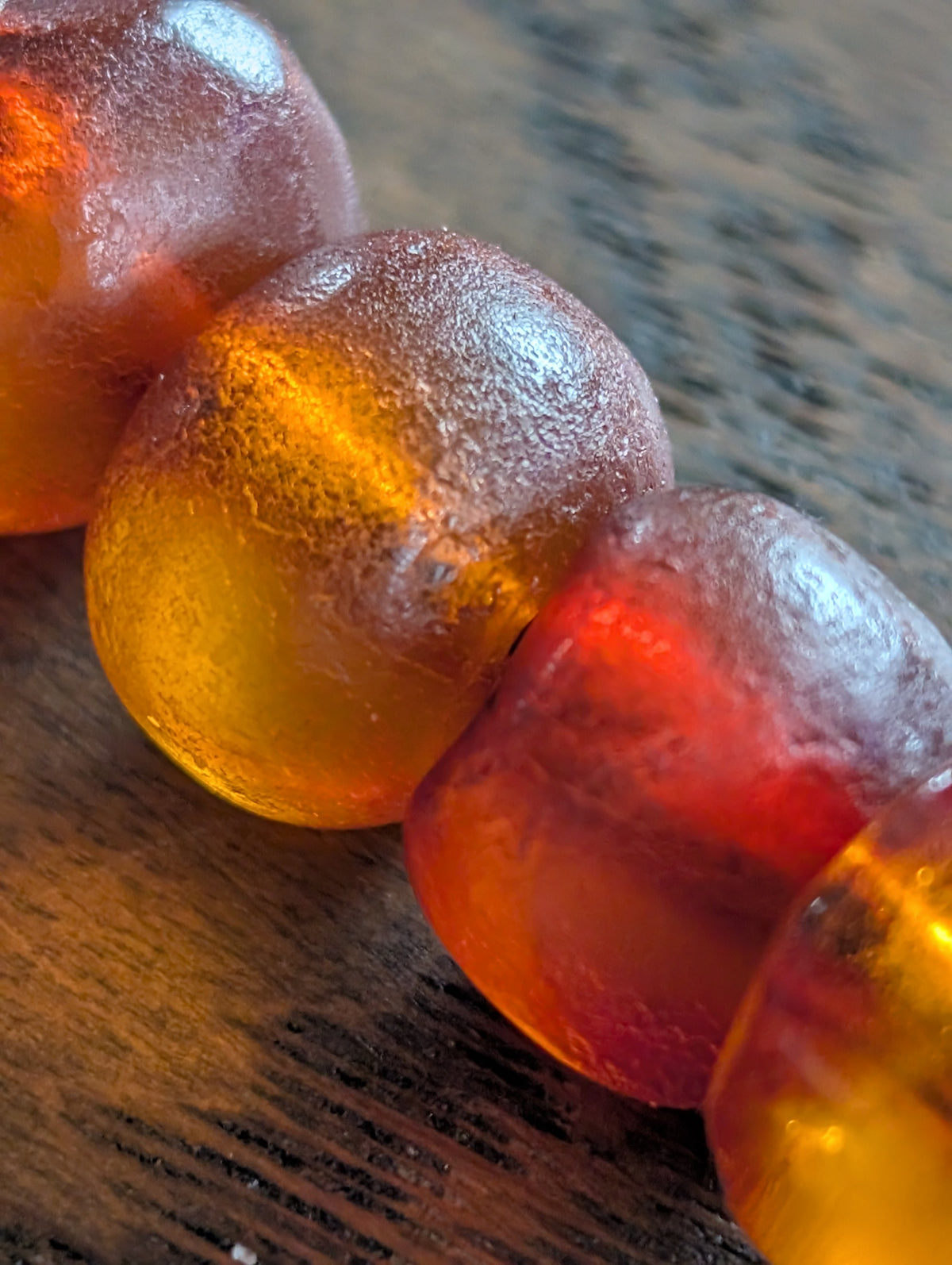 Antique Natural Amber Necklace Baltic Amber, Large 83g #3063
