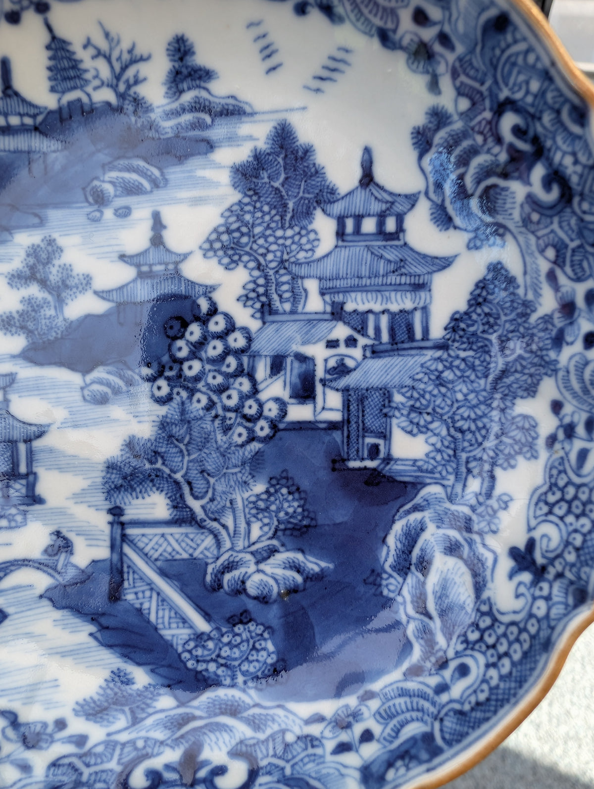 One pair of  antique Chinese tea cups and saucers, Qianlong period #3069, 3070