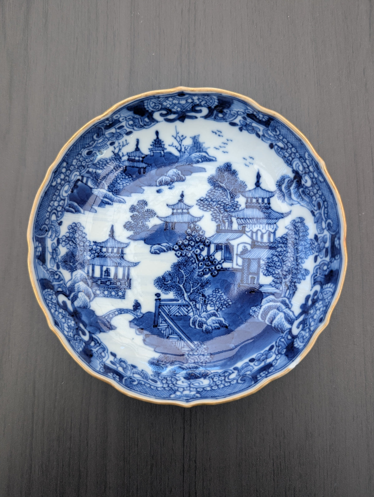 One pair of  antique Chinese tea cups and saucers, Qianlong period #3069, 3070