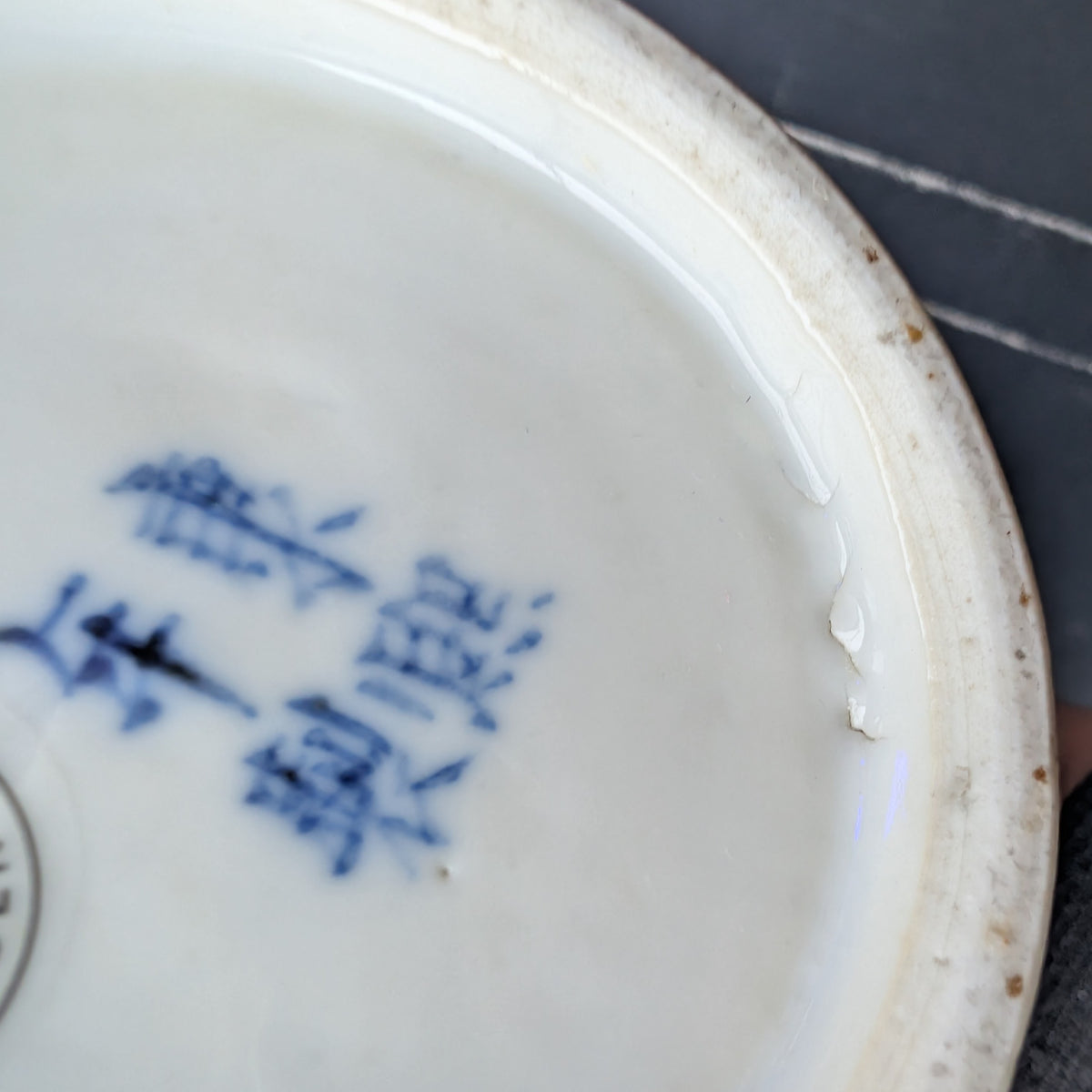 Chinese antique pair of underglazed blue and white bottle vases, Late Qing #3077, 3078