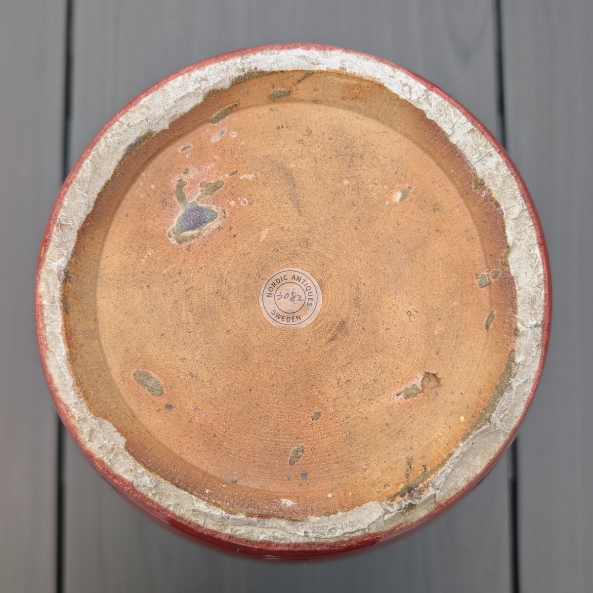 Chinese Antique Sang de boeuf glazed jar, 19th century #3082