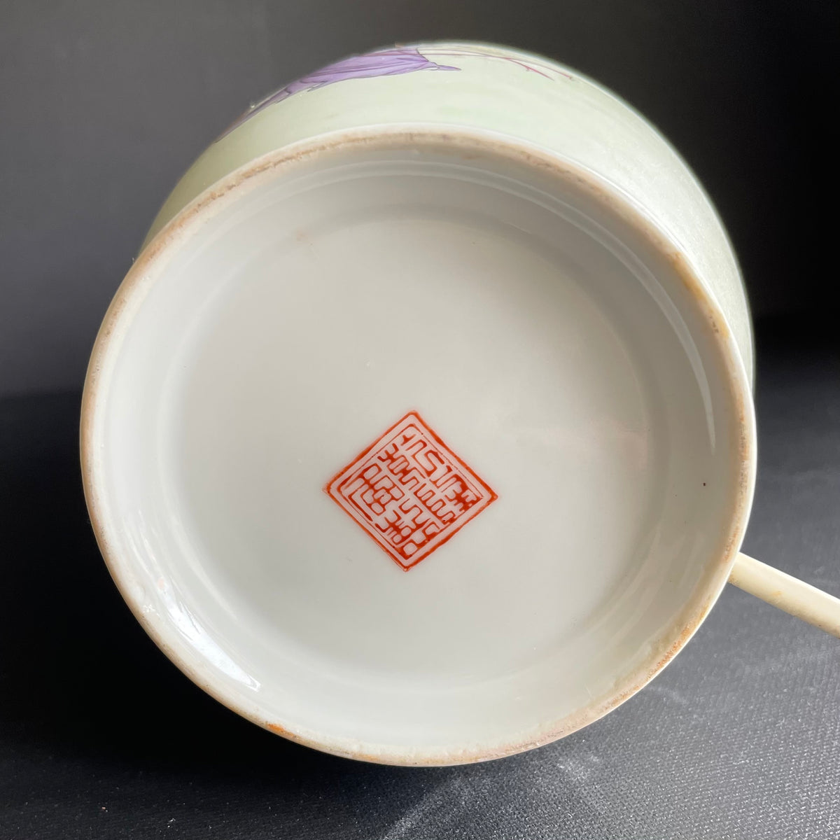 中国粉彩瓷花瓶/台灯 20世纪50-70年代 #1072