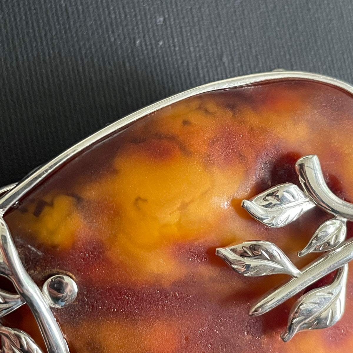 Unique Design Natural Amber Pendant Danish Amber Hand Polished 75g
