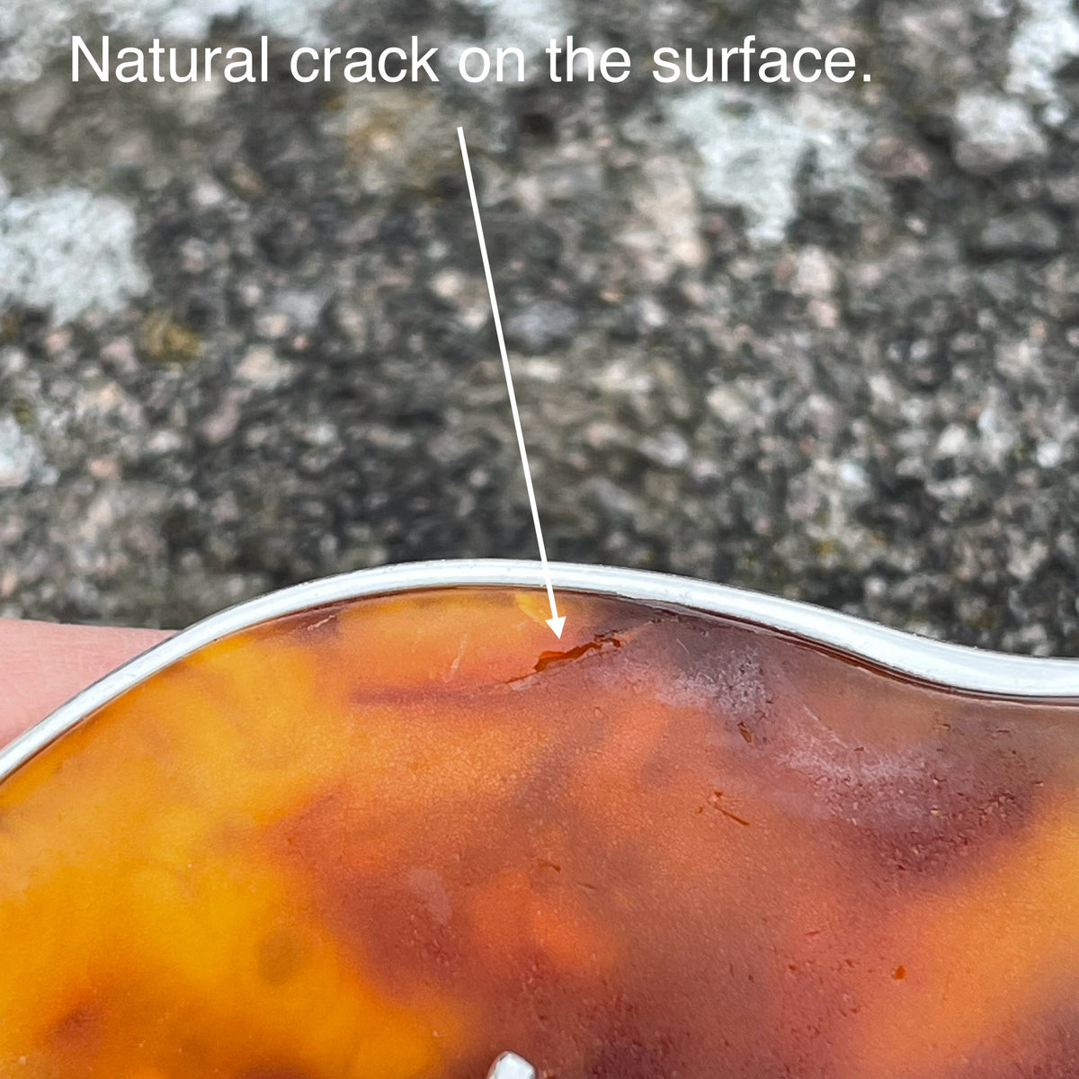 Unique Design Natural Amber Pendant Danish Amber Hand Polished 75g